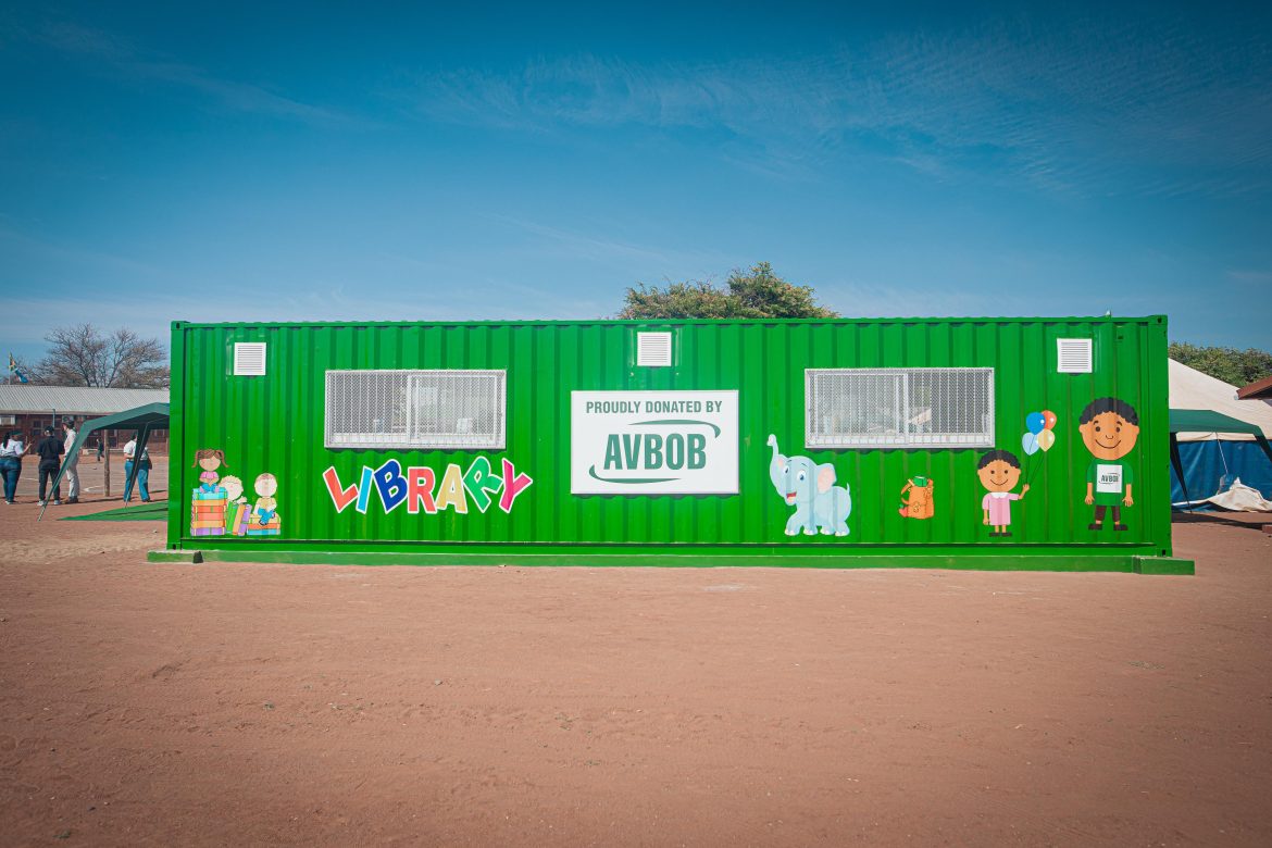 AVBOB donates its 72nd container library to Northern Cape Primary School, Olifantshoek. With 3,000 books and R532,000 invested.